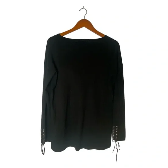 Philosophy Womens Sweater Size Medium Black Long Sleeves - Picture 4 of 7